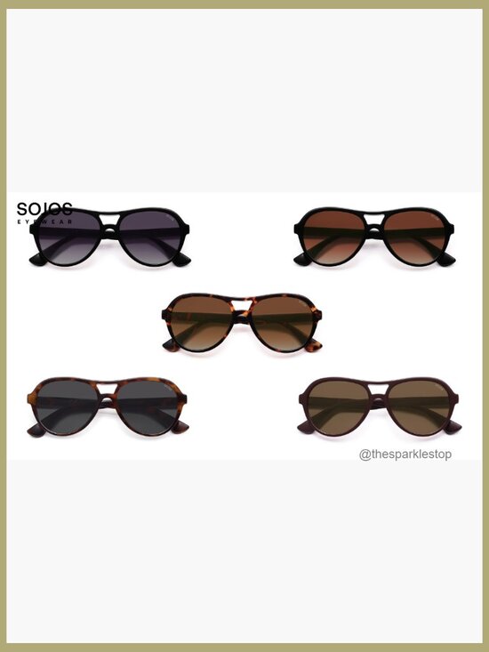 Retro Aviator Polarized Sunglasses UV Protection Plastic Frame main image 7